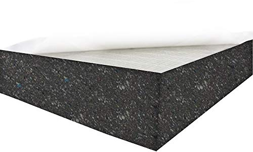 Dibapur® Verbundschaumstoff Selbstklebend Akustik Schaumstoff - Ca. 50x50x2 cm - RG140 - Brandverhalten Flammhemmend nach MVSS302 - Schalldämmung