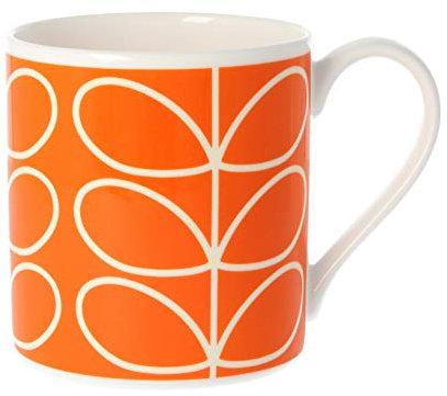 Orla Kiely Poppy Linear Stem, Fine Bone China Mug