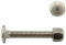 Flachrundschrauben/Schlossschrauben mit Hutmuttern (niedrige Form) - M5x90 - (20 Stück) - Vollgewinde - DIN 603 / DIN 917 - Edelstahl A2 (V2A) - SC603 / SC917
