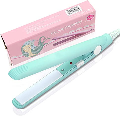 Haarglätter Elektrische Mini Glatt Lockenwickler Haarglättung 2 in 1, Keramik Turmalin Plate Beauty Flat Iron Heizung(#6)