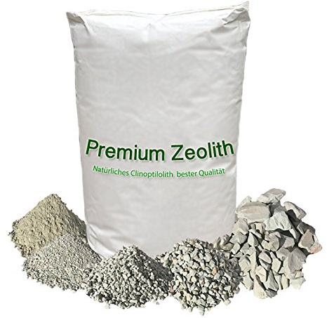 Samore 25 KG Zeolith Körnung 2,5-5 mm Filtermaterial, Phosphatbinder, ZeolithpulverR für Koiteiche, Gartenteiche, Zierteiche und Schwimmteiche