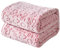 FY FIBER HOUSE Flanell Fleece Decken, extra weiche Flauschige Kuscheldecken, leichte, gemütliche Mikrofaser Sofadecke/Couchdecke für Erwachsene, 150x200cm, rosa Leopard