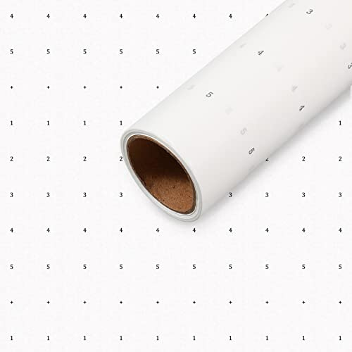 Epakh Gepunktetes Musterpapier zum Nähen, 114,4 cm x 9,1 m, Transparentpapier für Musterzeichnung, alphanumerisches Markierpapier zum Schneidern