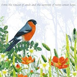 Bullfinch Greeting Card-Little Dog Laughed