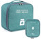 Borsa per medicinali, 2 pezzi, capacità elevata, set da viaggio, portatile, impermeabile, borsa per la conservazione dei medicinali, per la casa, l'ufficio, i viaggi, le attività all'aperto, verde