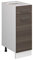 Vicco Küchenunterschrank R-Line, Schubladenschrank für die Küche, Grau/Weiß, 30 cm ohne Arbeitsplatte