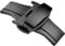 WOCCI 20mm Faltschließe aus Edelstahl für Uhrenarmband, Matte Schnalle (Schwarz)