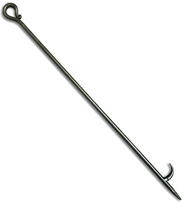 Wicks Forge Heritage Fire Poker 86,4 cm – Eisen-Feuerstelle, Kamin, Lagerfeuer, Schürhaken, für drinnen und draußen, handgeschmiedet, handgefertigt in Maine USA
