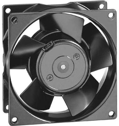 Ventilatore assiale con struttura in alluminio 92x92x38 mm, 9 Watt, EBM 3856R