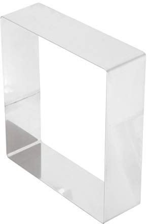 SOIMISS Stainless Steel Square Cake Ring 14 inch Square Cake Ring Mousse Mould for Baking Pastry Dessert Cookie Dough Fondant Bread Sandwiches and Cheese