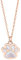 Bellitia Jewelry Katze Pfotenabdruck Anhänger Pfote Halskette Rosengoldbeschichtet 925 Sterling Silber Kette Schmuck Geschenke für Damen Mädchen Tochter