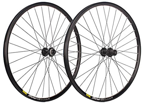 RUJIXU Mountainbike Laufradsatz 26/27.5/29 Zoll Fahrrad Felge Center Lock Scheibenbremsen Laufrads Schnellspanner 32 Loch Nabe 7/8/9/10 Geschwindigkeit 1920g (Color : Black, Size : 27.5'')