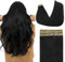 Lashey Tape Extensions Echthaar 60cm(24zoll) 20pcs 50g Glatt Echthaar Tape Extensions Tief Shwrz Haarverlängerungen Echthaar für Frauen Invisible and Skin Weft Tape ins