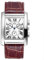 JewelryWe Herren Uhr Blau/Weiß Ritteruhren, Quadratische Original Retro Uhr Quarzuhr mit Kalender Stil Gute Geschenk 2017, Braun-B, Gurt, JW354P0032