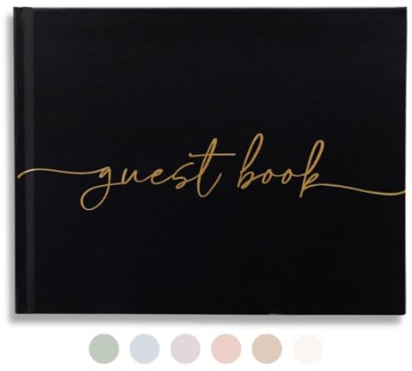 Lamare Gästebuch Hochzeit - Elegantes Gästebuch Hochzeit Empfang Baby Shower Polaroid Gästebuch für Hochzeit und besondere Anlässe - 100 Blanko-Seiten für Hochzeit Anmeldung und Fotos