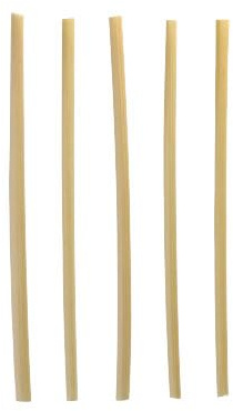 2000 Cocktail Trinkhalme, Stroh pure Ø 4 mm · 15 cm