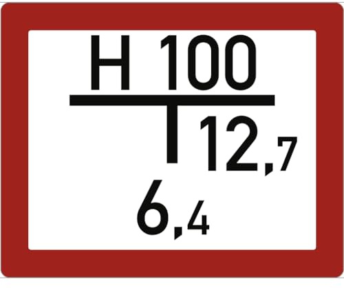 Dreifke® Hinweisschild auf einen Unterflurhydranten (A) inkl. Beschriftung,Alu,250x200 mm