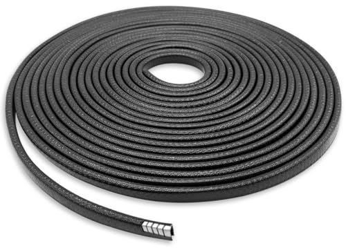 WAIZHIUA 10M/32FT Car Door Edge Protector - U Shape Rubber Seal Trim - Black - Fit for Cars, Trucks, SUVs, Boats, RVs