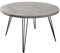 Riess Ambiente Runder Esstisch Scorpion 120cm grau Mango Massivholz Schwarze Metallbeine Hairpin Legs, stylischer Esstisch für Dein Esszimmer