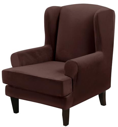 Topchances Stretchhusse für Ohrensessel, moderner Sesselbezug Ohrensessel, elastischer Überzug Sesselauflage