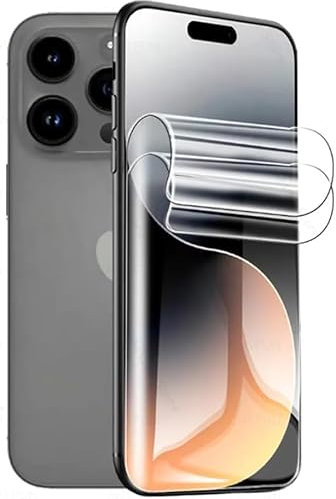 Pack of 2 Hydrogel Screen Protectors for iPhone 14 Pro Max 6.7 Inches / No Tempered Glass