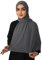 Medinah kopftuch moderne hijab kopftuch-Frauen Premium Chiffon Hijab Kopftücher, hijab aus leichtem Stoff- kopftuch damen 180X70cm groß, aus hochwertigem Stoff (Anthrazitgrau #25)