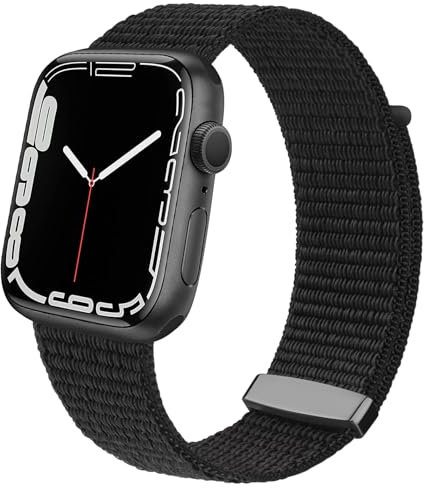 Tobfit para Correa Apple Watch 40mm 41mm 38mm 42mm 44mm 45mm 49mm Mujer Hombre, Correas de Nylon de Deportiva Loop Pulseras de Repuesto para iWatch SE Ultra Ultra2 Series 9 8 7 6 5 4 3 2 1