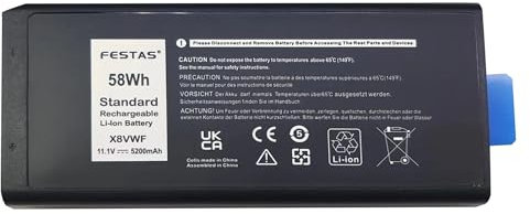 FESTAS 5200mAh DKNKD X8VWF Laptop Ersatz Akku FÜR Dell Latitude 14 Rugged 5404 Extreme 7404 E5404 E7404 5414 XN4KN XRJDF YGV51 4XKN5 5XT3V CJ2K1 VCWGN