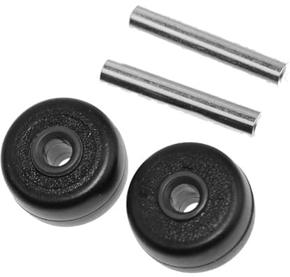 2x Rolle Rad vorn kompatibel mit/Ersatzteil für Bosch 17007033 Akku-Handstaubsauger (Beschreibung)