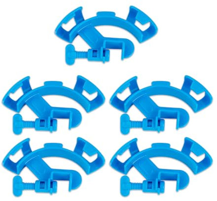 YiNLuax 5 Stück Aquarium Rohrhalter Verstellbare Kunststoff Wasserrohrschelle Feste Clips Aquarium Schlauchhalter Clip Aquarium Rohrhalter Aquarium Schlauchhalter Clip Clips
