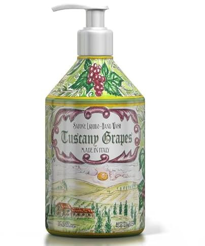 Le Maioliche | Tuscany Grapes - Sapone Liquido, Hand Wash 500 ml