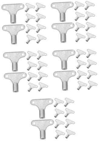 DIYEAH 50pcs Utility Key Radiator Bleed Key Valve Tool Air Vent for Heater Faucet Plumbing