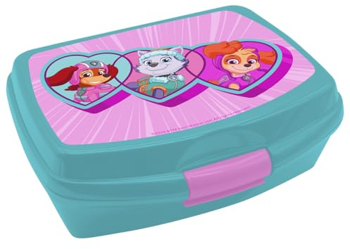 Brotdose Paw Patrol Girl Pup Power 600ml PP, Skye, Brotbox, BPA frei, Kindergarten, Pausenbox, Snackbox, Jausenbox