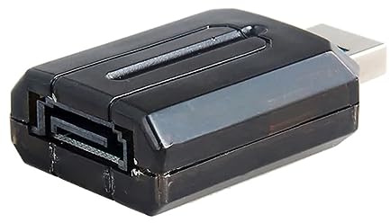Lerpwige ABS USB 3.0 zu Adapter / 3.0 auf ESATA Konverter-Stecker mit JM539 Chipsatz, Hot-Swappable zu Konverter