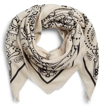 PIECES Pcmara Square Scarf Fc Bc