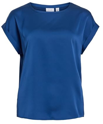 Vila Female Oberteil mit kurzen Ärmeln VIELLETTE | Short Sleeved Top