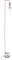 Atmosphera - Lampadaire Keli argent - métal H150 cm