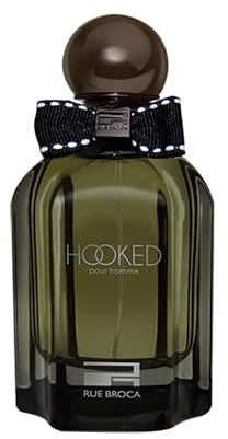 Rue Broca Hooked Pour Homme Eau de Parfum for Men – 100ml | Sophisticated and Seductive Scent | Long-lasting Blend with Caramel & Vetiver