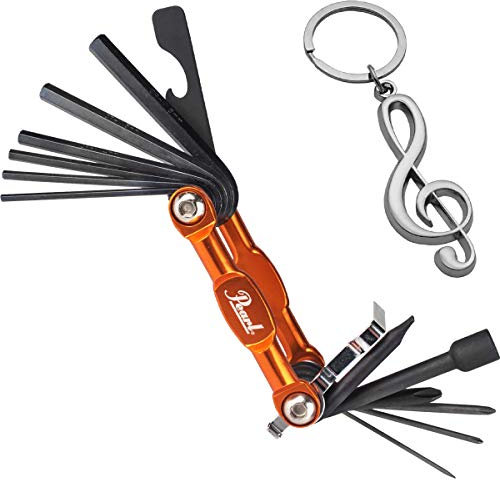 Pearl PTT13 Tool Schlagzeug-Schlüssel Universal-Werkzeug + keepdrum Notenschlüssel Anhänger