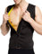 Martiount Homme Débardeur de Sudation de Sport Gilet d'Entraînement sans Manches Fitness Gaine Ventre Plat Perte de Poids en Néoprène avec Fermeture éclair Noir Taille XL
