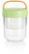 Lékué Recipiente hermético para transportar alimentos,Jar To Go Verde, 400 ml