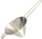 Fackelmann 28373 Chinois inox, chinois conique 14 cm de diamètre, passoire chinois, Acier inoxydable, Fils de fer soudés, Argenté, 29,5 x 14 x 8,7 cm