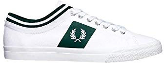 Fred Perry B7106-100 Unisex-Erwachsene Sneaker, 100 White, 38 EU