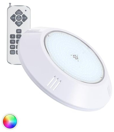 LEDKIA LIGHTING Foco Piscina Superficie LED RGB Sumergible 12V AC IP68 20W RGB