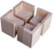 Lifter Meubles avec une Hauteur de 5 cm Table de Bureau en Bois Semi-Fermée en Forme de L Supports de lit en Bois,Élévateur de Meubles Bois Table Desk Rehausseurs,Lot de 4 (12x12cm)