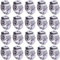 mankk 20PCS 3/8inch(13.3mm) Stainless Single Ear Clamp Rings,Stainless Steel PEX Cinch Clamp Rings for PEX Tubing Pipe Fitting Connections M-073-13.3