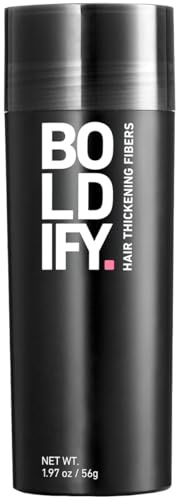 BOLDIFY Haarfasern für dünner werdendes Haar, für Damen & Herren, Kupferbraun 56g