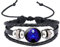 Caimeytie Kinder Armschmuck Leder Wickelarmbänder Verstellbar Horoskop Sternzeichen Glücksarmband Jungfrau