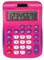Maul Taschenrechner MJ 550 großes Display mit 8 Stellen Standardfunktionen für Büro, Zuhause, Schule Batterienutzung bei Dunkelheit Funktionstasten farbig Pink, 7263422, 15,5 x 11,0 x 2,5 cm