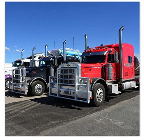 Foto Bild Poster Wandkunst Dekor 70x70cm American Trucks Nr. H1536Y_PL1BC